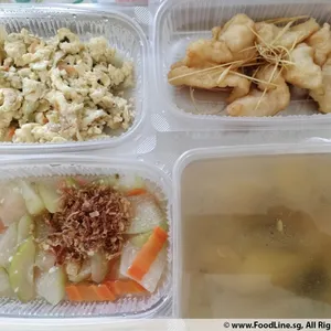 Lunch Tingkat Package (5 Days, 3 Dishes + Soup OR 4 Dishes)