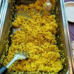 Vegetarian Saffron Lemongrass Brown Rice with ginger ( 50%)