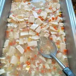 Steamed Rainbow Tofu Vegetarian