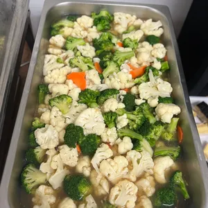 Stir Fry Cauliflower and Broccoli (Veg)