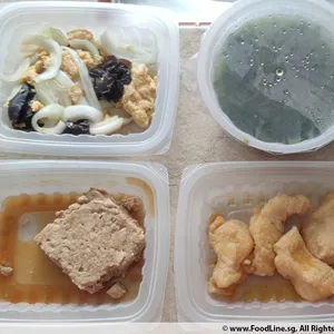 Lunch Tingkat (20 Day, 3 Dishes + Soup OR 4 Dishes)