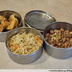 Dinner Tingkat (20 Days, 3 Dishes + Soup OR 4 Dishes)