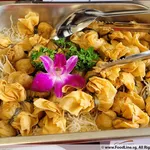 Golden Seafood Pocket with Oriental Dip