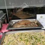 Lotus Leaf Fried Rice with Chicken Cube and Dried Shrimp 飘香荷叶饭