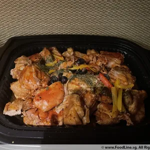 Roasted Chicken Chop with BBQ Sauce