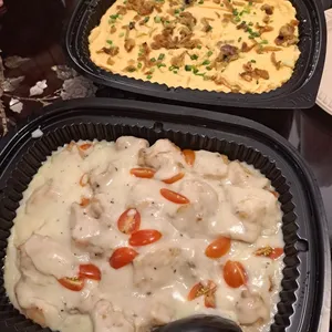 Baked Fish with Sweet Basil Cream