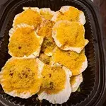Half Shell Scallop Top with Crunchy Munchy Beadard