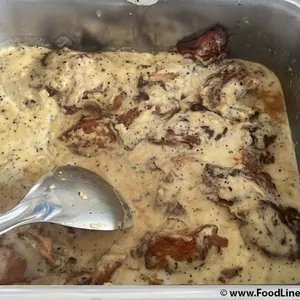 Baked Fish with Lemon Butter Sauce
