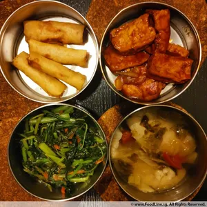 Dinner Tingkat (20 Days, 3 Dishes + Soup OR 4 Dishes)