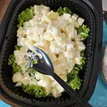 Potato Salad on Bed of Lettuce