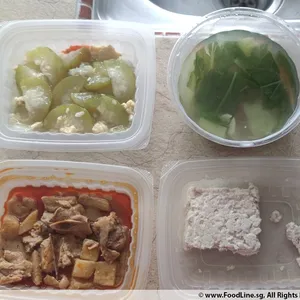 Lunch Tingkat (20 Day, 3 Dishes + Soup OR 4 Dishes)