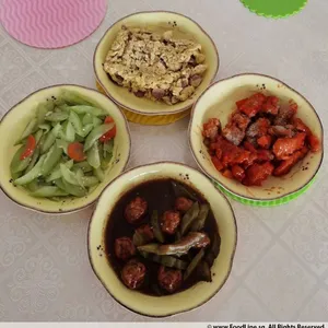 Tingkat - 3 Dishes + 1 soup/ 4 Dishes  (20 days)(Lunch)