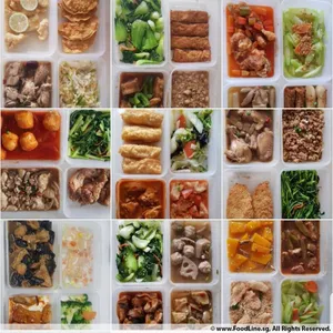 Tingkat - 3 Dishes + 1 soup/ 4 Dishes  (20 days)(Lunch)