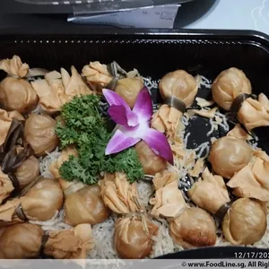 Golden Seafood Pocket with Oriental Dip