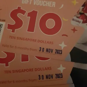 $10 Gift Voucher (Voucher Colours: Orange) (Voucher Type: Physical Voucher)