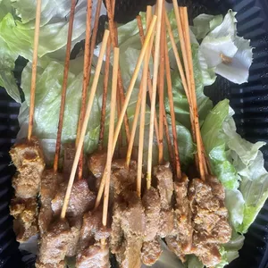 Chicken Satay w Peanut Sauce