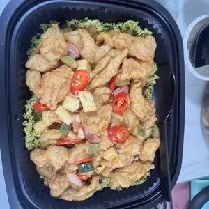 Sweet & Sour Fried Fish Fillet 酸甜鱼片
