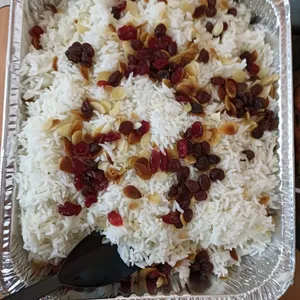 Herb Garden Rice Pilaf with Fresh Garlic, Basil, Thyme and Oregano