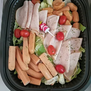 X’MAS Cold Platter<br>(Chicken Honey Ham & Mini Cocktail Sausage with Cherry Tomato)