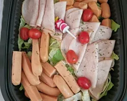 X’MAS Cold Platter<br>(Chicken Honey Ham & Mini Cocktail Sausage with Cherry Tomato) | Customer Photo | ECreative Catering Pte Ltd