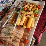 X’mas Cold Platter (Chicken Honey Ham & Mini Cocktail Sausage with Cherry Tomato)