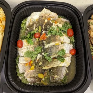 Mediterranean Baked Fish with Lime & Parsley