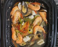 Seafood En Salsa De Tamarindo (Baked Seafood with Tamarind) | Customer Photo | Stamford Catering