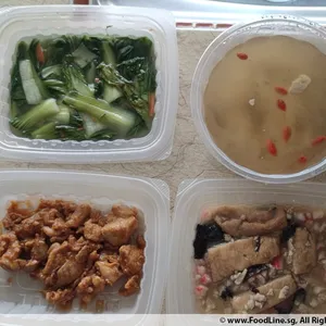 Lunch Tingkat (20 Day, 3 Dishes + Soup OR 4 Dishes)