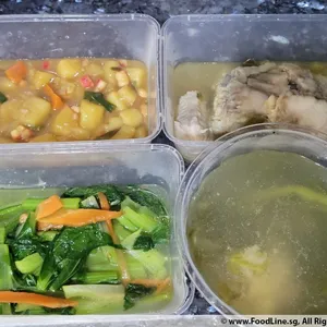 Dinner Tingkat (20 Days, 3 Dishes + Soup OR 4 Dishes)