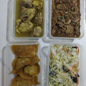 Tingkat - 3 Dishes + 1 soup/ 4 Dishes  (20 days)(Dinner)