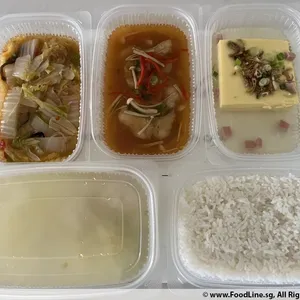 Special 3 Days Trial Lunch Tingkat Package (3 Dishes + Soup OR 4 Dishes)
