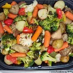 Roasted Vegetable Medley with Baby Potato ( Broccoli with Cauliflower and Coloured Capsicum)