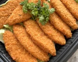 Breaded Fish Fillet w Tartar Dip | Customer Photo | ECreative Catering Pte Ltd