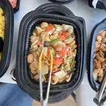 Braised Egg Beancurd and Vegetables in Silky Egg Gravy