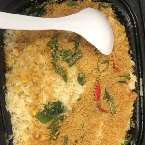 Malted Golden Cereal Shrimp Fried Rice 麦芽黄金麦片虾仁炒饭