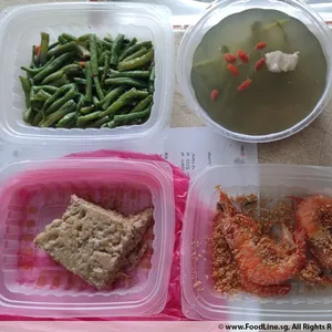 Lunch Tingkat (20 Day, 3 Dishes + Soup OR 4 Dishes)