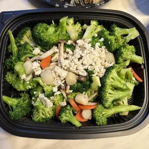 Sauteed Broccoli & Cauliflower w Crab Meat
