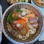 Fortune Abalone Imperial Treasure Pot (Abalone, Sea Cucumber, Prawn, Bai Ling Mushroom, Mushroom, Fish Maw, Scallop, Roast Duck & Sweet Beans)