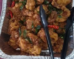 Salted Egg Crispy Chicken 咸蛋脆鸡 | Customer Photo | Team Catering Pte Ltd