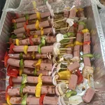 Chicken Franks on Skewer
