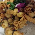 Golden Seafood Pocket with Oriental Dip