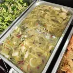 Boiled Fish Fillet with Pickled Cabbage with Chili