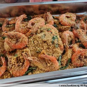 Oatmeal Honey Prawns 麦片虾