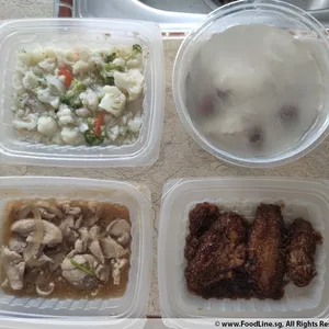 Lunch Tingkat (20 Day, 3 Dishes + Soup OR 4 Dishes)