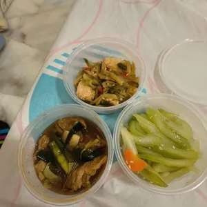 Trial Tingkat - 3 Dishes + 1 soup/ 4 Dishes (5 days)(Lunch)