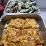 Foo Yong Chicken Sausage Egg