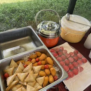 Breaded Crab Claw & Curry Samosa