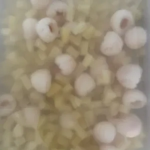 Chilled Almond Beancurd with Lychee & Pineapple