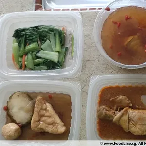 Lunch Tingkat (20 Day, 3 Dishes + Soup OR 4 Dishes)
