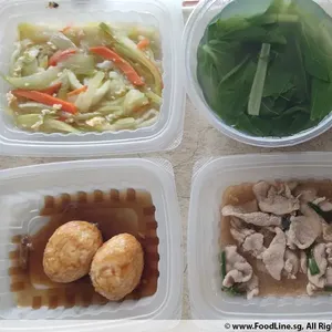 Lunch Tingkat (20 Day, 3 Dishes + Soup OR 4 Dishes)